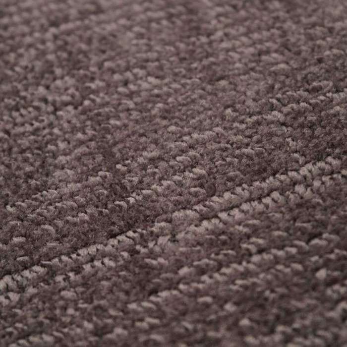 Tapis salon aspect velours taupe 160x230