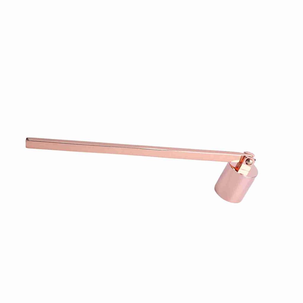 Fashion Stainless Steel Straight Tube Shaped Candle Snuffer Wick Trimmer Cover Hand Tool
