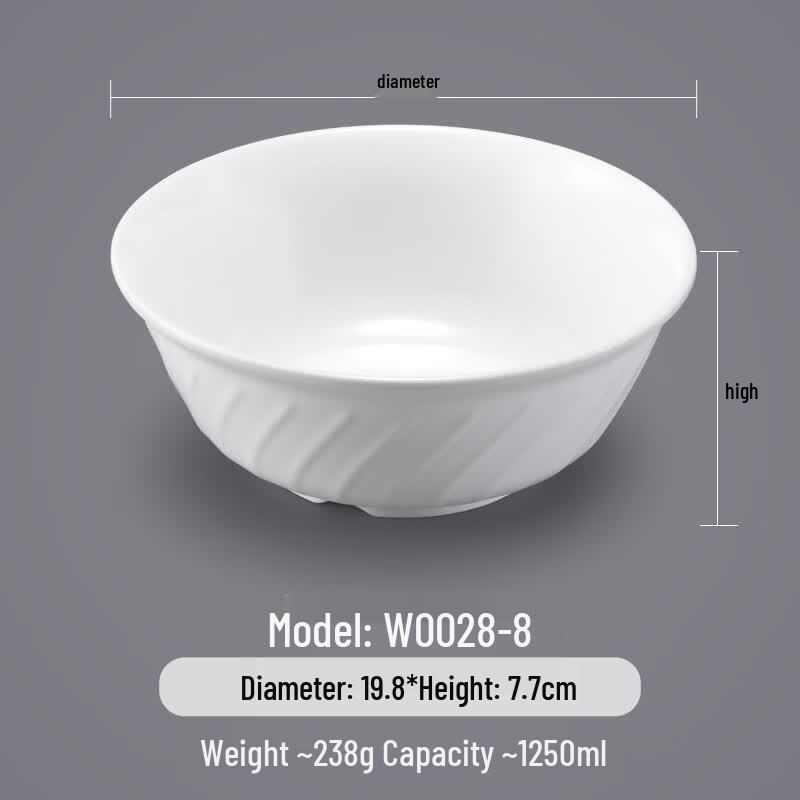 Restaurant Melamine Noodle & Soup Bowl