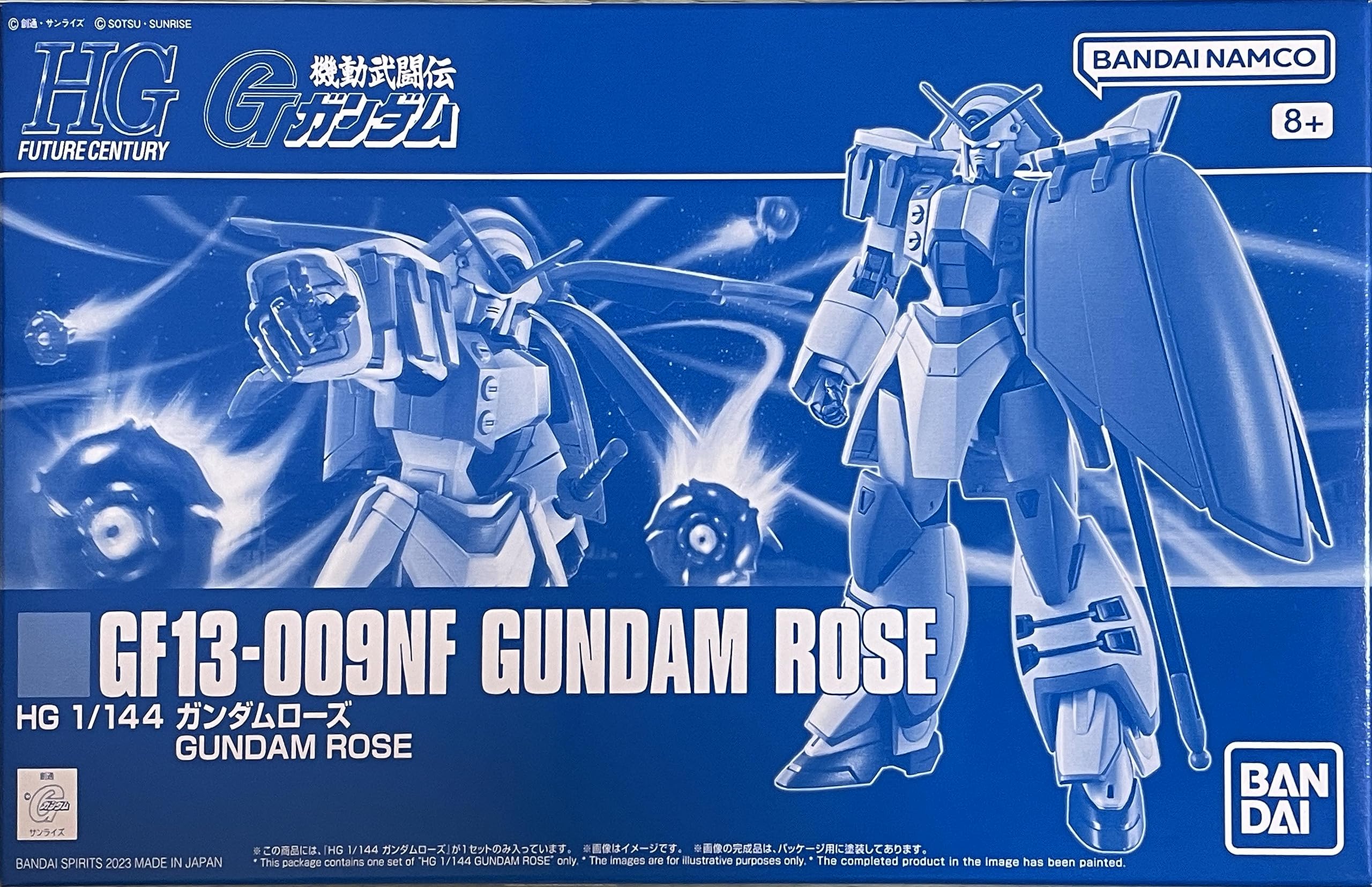 

BANDAI HGFC Gundam Rose Мобильный костюм G Gundam 1/144 GF13-009NF