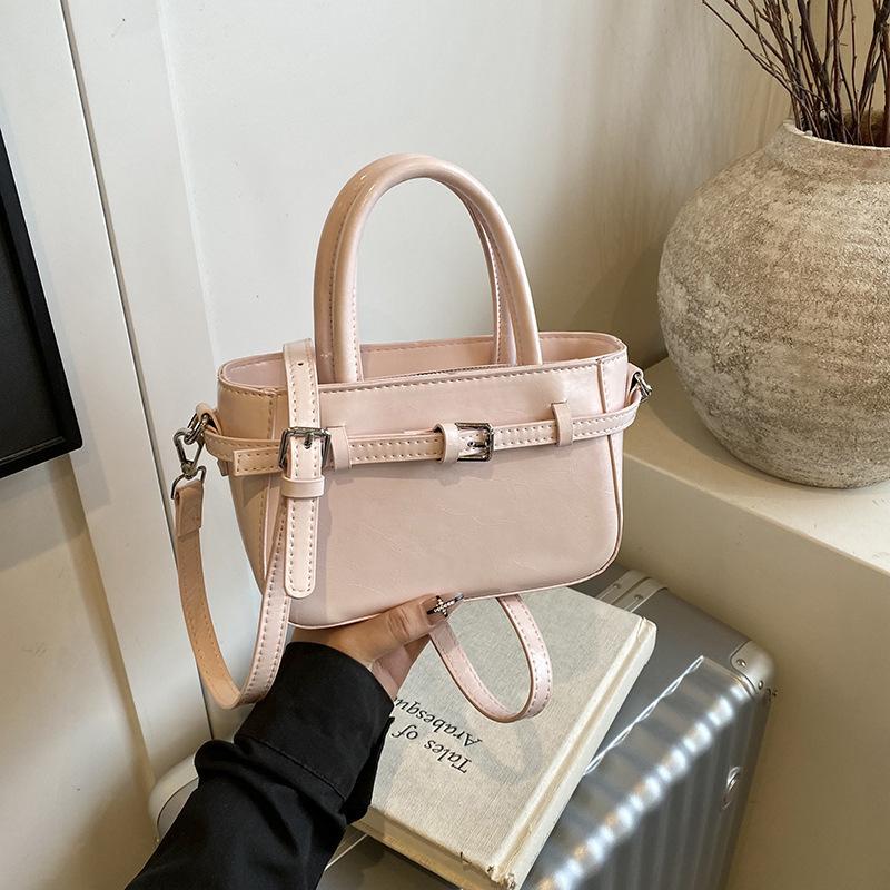 Bag Women's Summer New Fashion Outing Handbag Niche Simple Commuter Crossbody Lock Small Square Bag