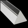 Optical Glass Rainbow Colored Triangular Photography Prism Transparent with Red Box