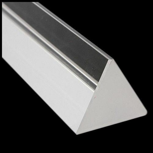 Optical Glass Rainbow Colored Triangular Photography Prism Transparent with Red Box
