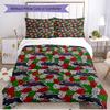 3pcs Duvet Cover Set (1*Duvet Cover + 2*Pillowcase, Without Core), South Sydney Rabbitohs Print Soft All‑Season Bedding Set, Home Bedroom Decor Gift