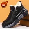 Men Winter Snow Boots, Simple and Fashionable In Solid Colors of Gray,  Pull-On Design for Easy Wear,  Lined for Warmth and Comfort