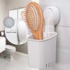 Toothbrush Holder Suction Cup Toothbrush Organizer No Drilling Waterproof Wall Mounted Electric Toothbrush Holder