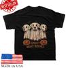 Cute Ghost Dog T-Shirt Halloween Spooky Puppy Graphic Tee Unisex T-Shirt