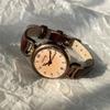 Quartz Watch Women PU Leather Thin Strap Wristwatch Ladies Watches Solid Color Fashion Women Gift Watch Relojes Para Mujer
