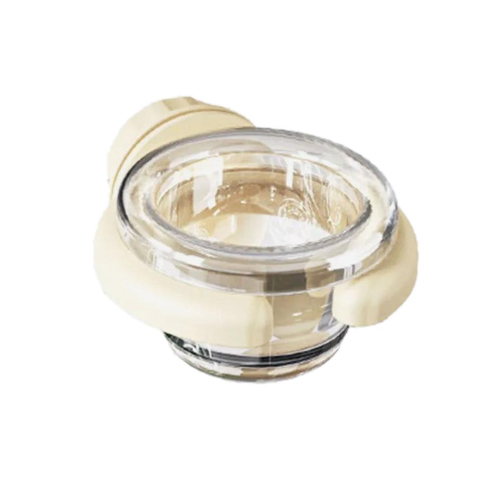 Plastic Bird Cage Feeder Bowl with Clamp Easy To Install Transparent Feeding Cup for Parrots Cockatiels and Small Birds