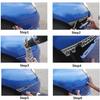 Aluminum Alloy Engine Cover Lock 30mm Quick Release Hood Pins Lock Clip Anti Theft Smooth Button Operation