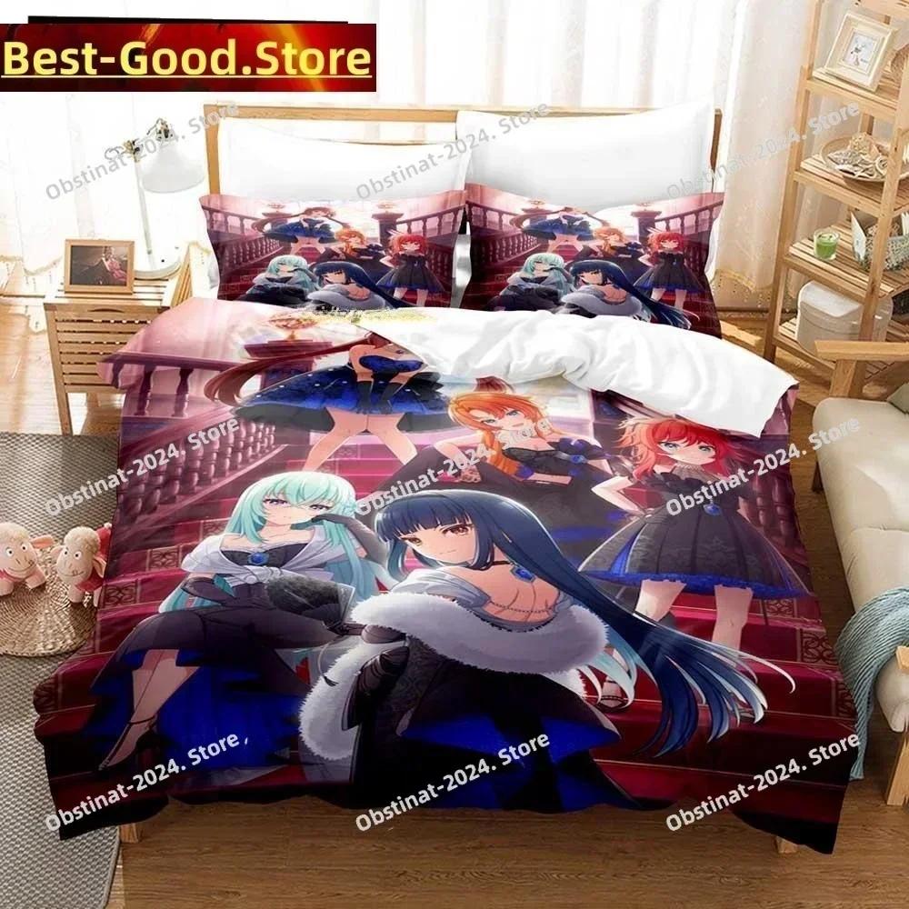3D Anime Kawaii Girl World Dai Star Bedding Set Printed single Comforter Quilt Duvet Cover Pillow Case 3 Pieces Kids Adult Size