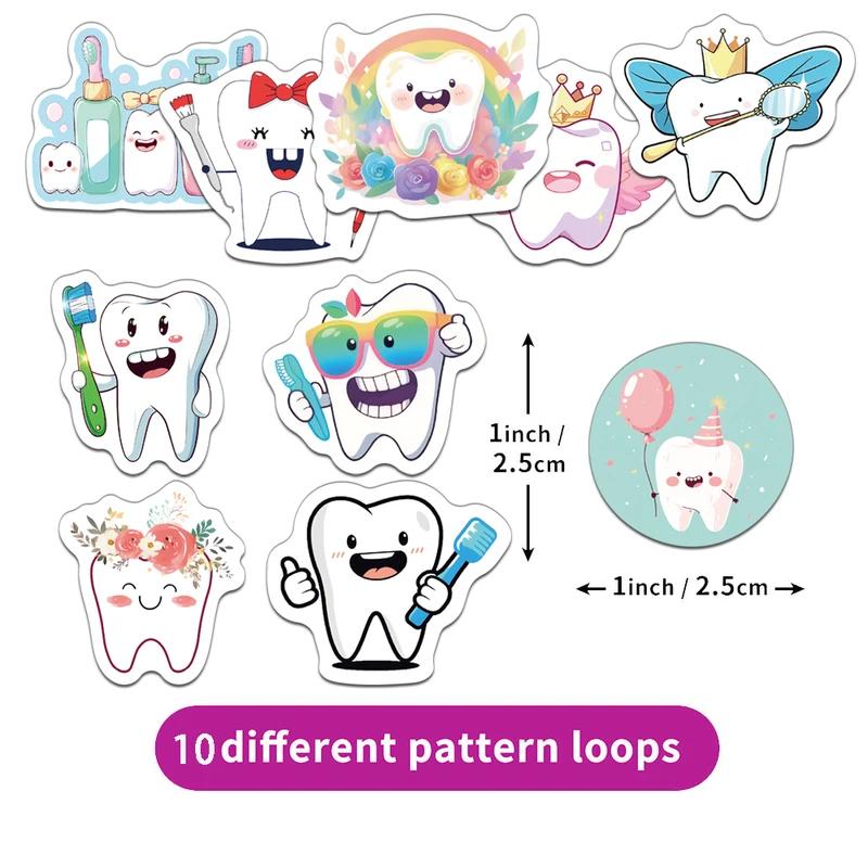 500Pcs Creative Yaya Le Cute Cartoon Roll Stickers Decorative Water Cup Notebook Diy Personalized Stickers