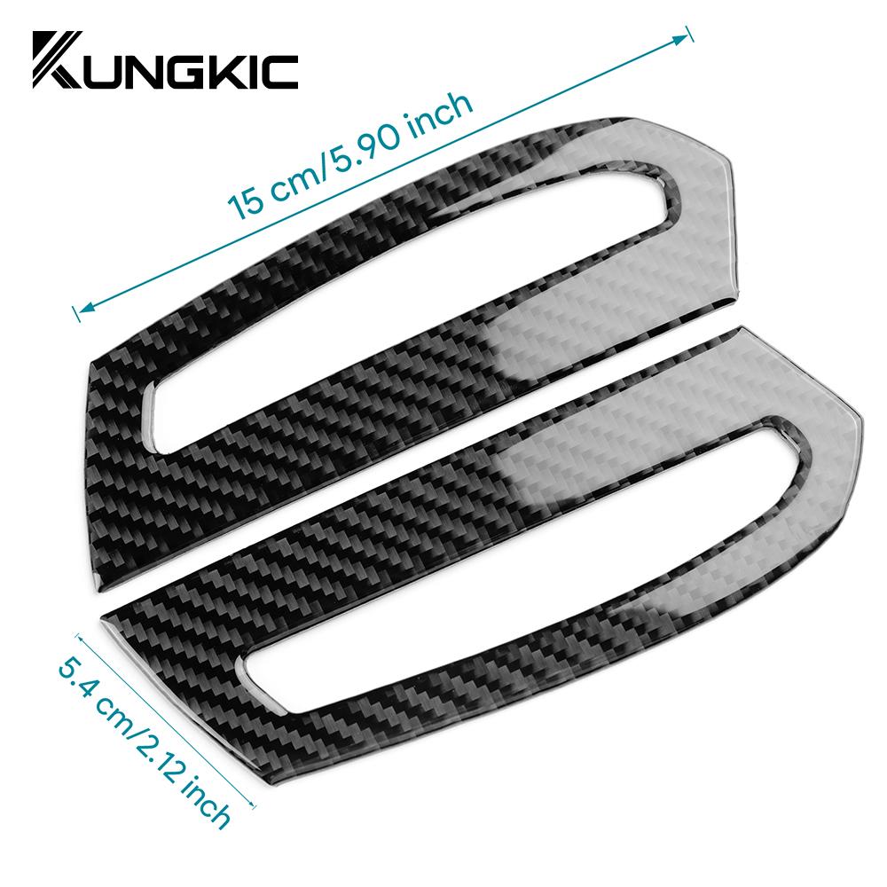 Real Soft Carbon Fiber For Toyota Camry 2018 2019 2020 2025 2025 2025 2025 LHD RHD Car Instrumentside Air Outlet Interior Panel