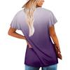 Túnicas femininas Tops Elegantes Casuais Verão Manga Curta Camisas Florais Soltas Plissadas Tops Boêmios