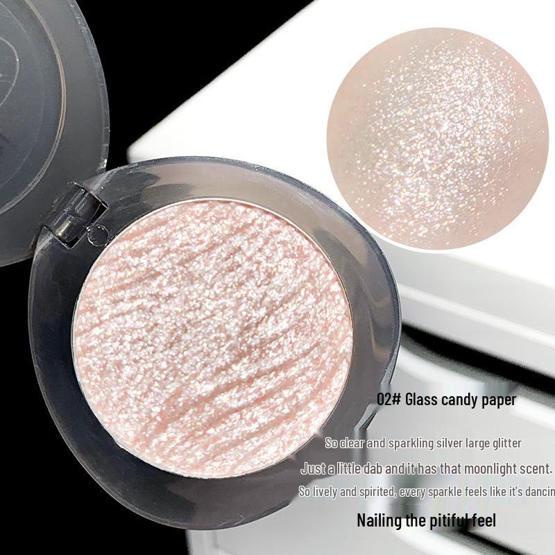 XiXi Moon Pond Highlight & Eyeshadow Palette - Super Flash, Brightening & No Fall-Out Nose Shadow.