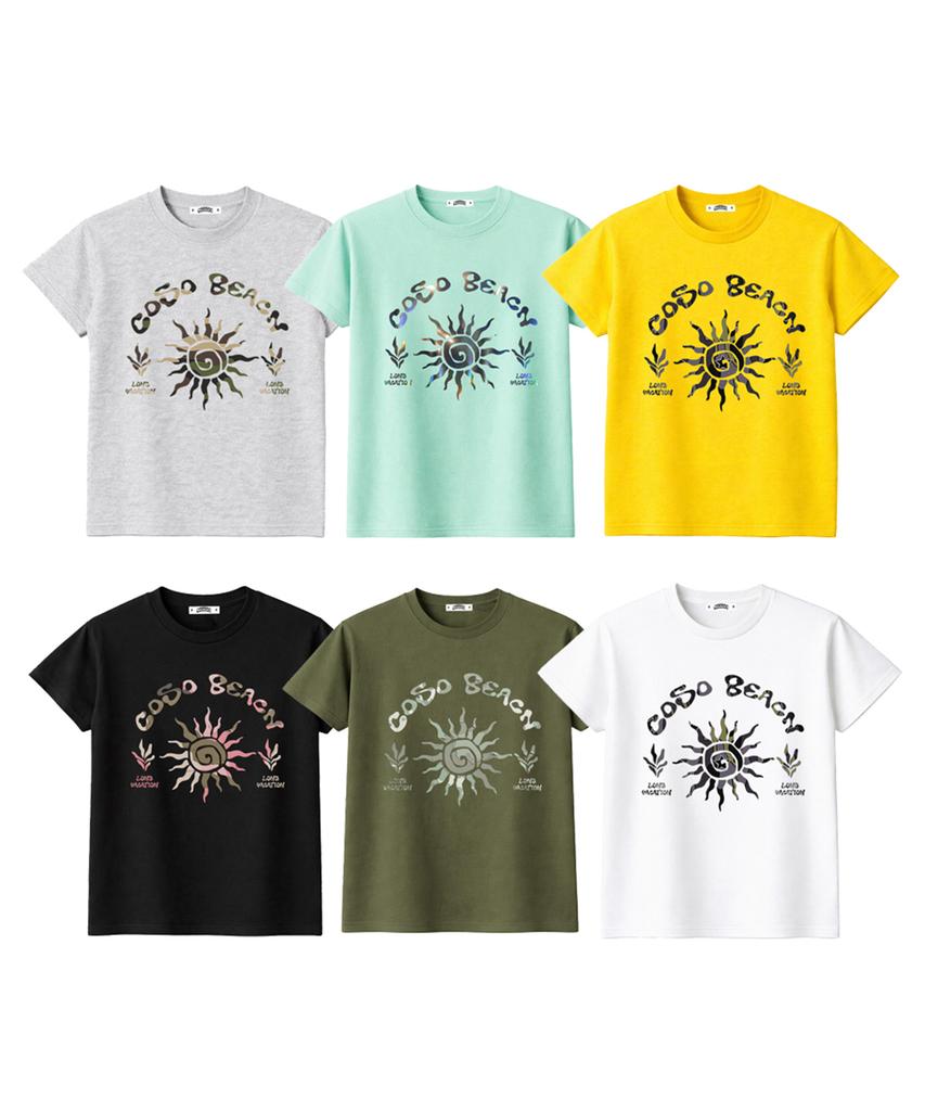 Koso Cc Color Artwork Crop T-Shirt (Khaki)