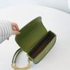 Women Fashion Solid Color Flap Small Saddle Shoulder Underarm Bags Fashion PU Leather Street Shopping Crossbody Bag Ladies Clutch Purse