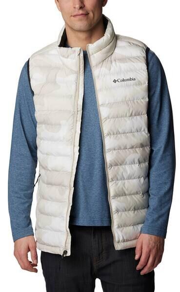 Зимняя куртка Columbia Powder Lite Vest темный камень мод камо принт