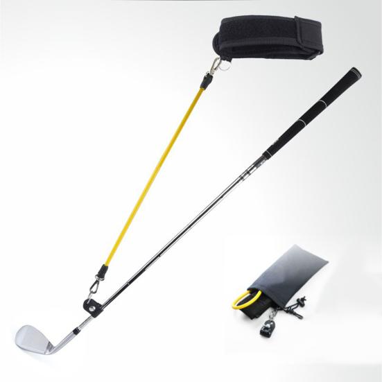 1 Set Golf Swing Trainer Flexible Ergonomic Strong Toughness Correct Posture Swing Power Elasticity Exercise Rope Golf Sports
