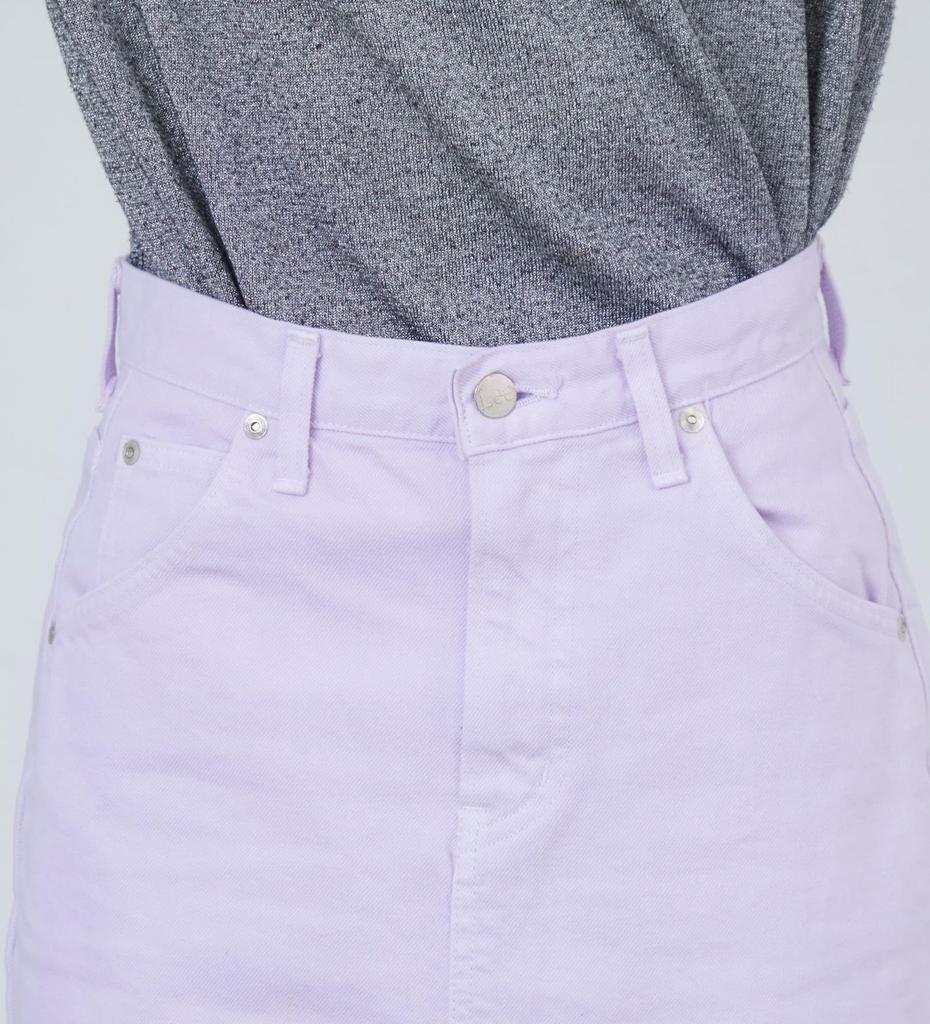 Lee Standard Wardrobe Denim Light Size S Skirt, Spring/Summer, Women's, LL2625-208, Purple,