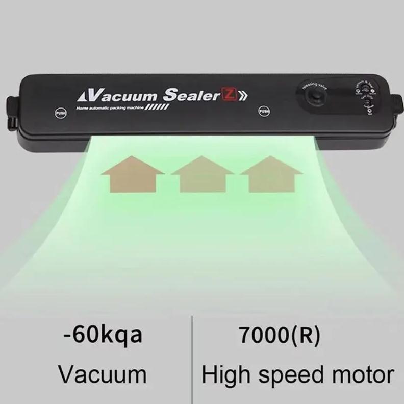 Automatic Vacuum Sealer (Portable Vacuum Sealer), the Ultimate Tool for Keeping Food Fresh and Storing Items, Kitchen Appliance, Sealing Bags