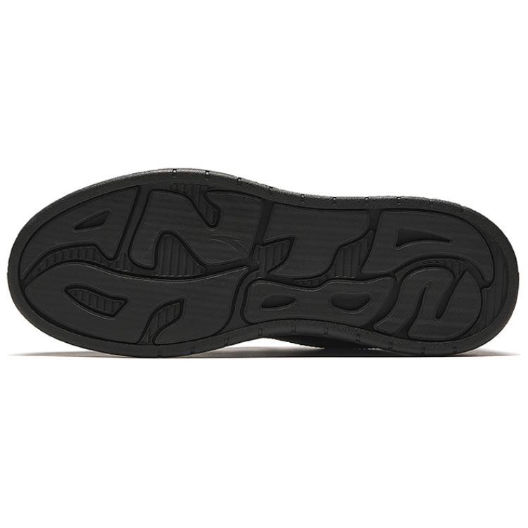 Anta 982EVO Abrasion Resistant Low Top Skateboard Shoes Men's Black 112438091-3