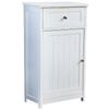 Mobile da Bagno Bianco Moderno Con Cassetto e Ante 82X42X10 Br4We