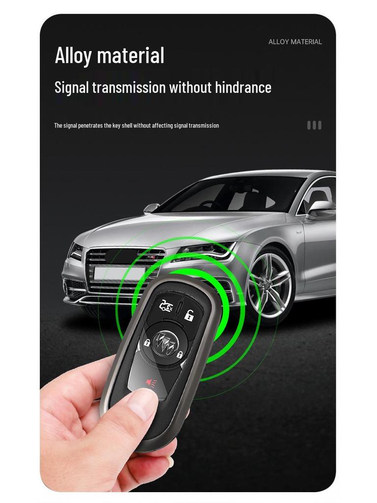 High-End Men's Folding Key Case for Buick: Excelle, Regal, Encore, LaCrosse, Verano