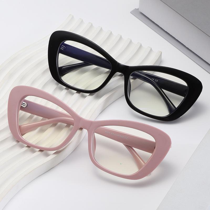 Cat Eye Glasses, Simple Flat Glasses, Trendy Personalized High-End Optical Glasses, The Same For Men And Women