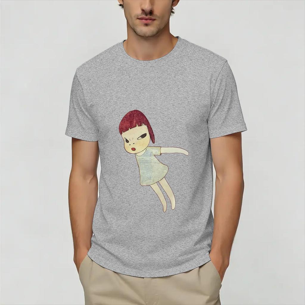 Yoshimoto Naras TShirt Summer Fashion T Shirts Unisexs Cotton Round Neck Oversize Tees Short Sleeve Streetwear Tops
