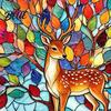 Dekorativer Sonnenfänger Geschenk Acryl Puzzlespiel Sonnenfänger Fensteraufhängung Set Buntglasstil DIY Handgemachte Dekoration Puzzles Haus Garten