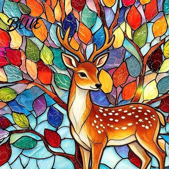 Dekorativer Sonnenfänger Geschenk Acryl Puzzlespiel Sonnenfänger Fensteraufhängung Set Buntglasstil DIY Handgemachte Dekoration Puzzles Haus Garten