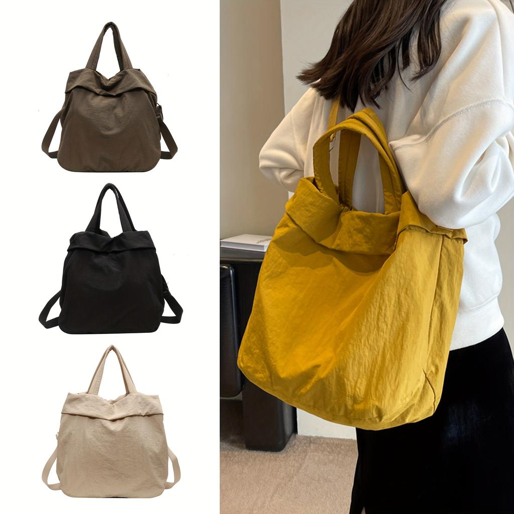 Versatile Tote Bag With Multiple Pockets Compartments Large Capacity Shoulder Bag For Women Crossbody Commuter Bag Perfect For Daily Use Work Travel