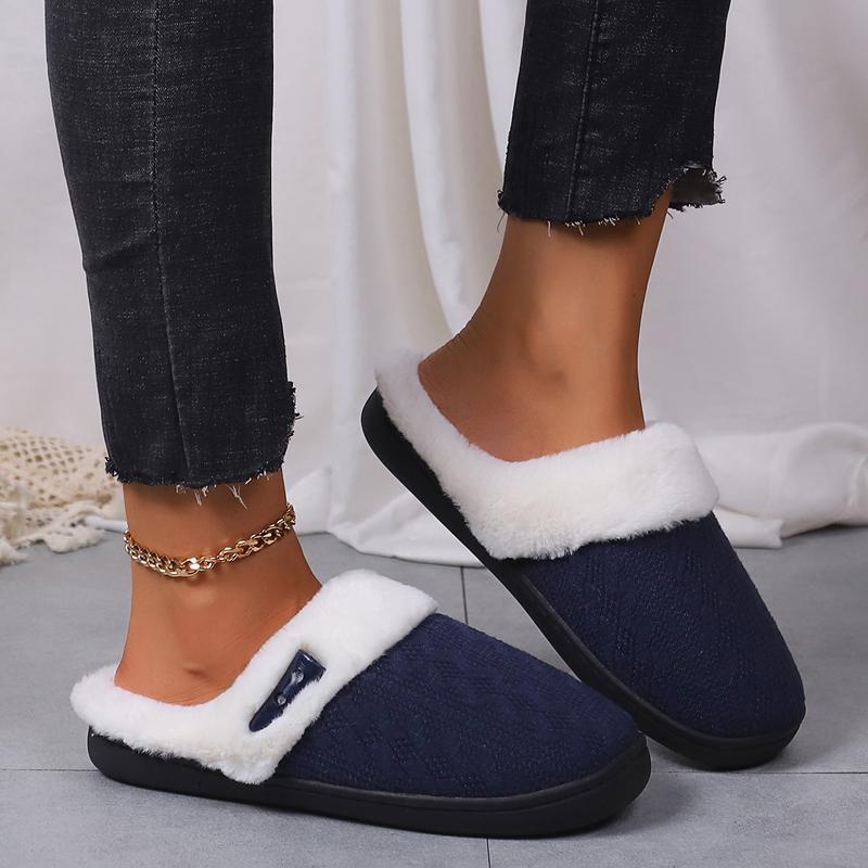 Mode Damen Hausschuhe Winter Warm Trend Flauschige Hausschuhe für Damen Weiche Sohle Damen Hausschuhe Mode Damen Schuhe Hausschuhe
