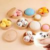 Jouets Squishy Boulettes de Riz Dessin Animé Boulette Anti Stress Balle Pincer Évacuer Fidget Jouets Sensoriels Squishy Tabas Abreact SquishSurprise Cadeau