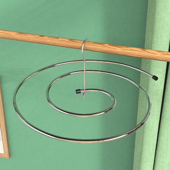 2ks spirálový stojan na sušení přikrývek nerezová ocel prostorově úsporné přikrývky ručníky spodní prádlo věšák na oblečení pro domácnost