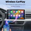 2-in-1 Wireless CarPlay Car Adapter, USB Car Converter, Plug and Play, Compatible with Wired Apple CarPlay Car Systems