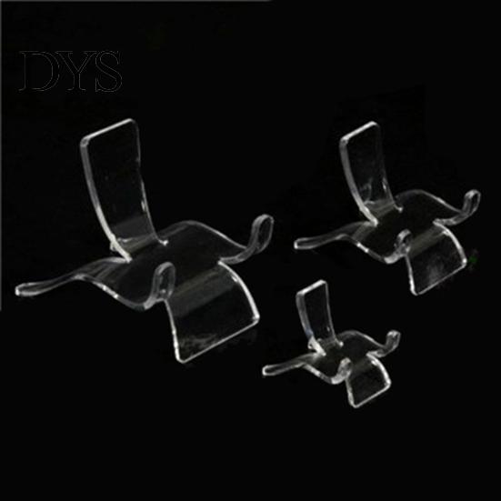 Display Showcases 10Pcs Stands Transparent Clear Chair Shape Stable Space-saving Storage Acrylic Crystal Geodes Rock Mineral Agate Coral Holders Home