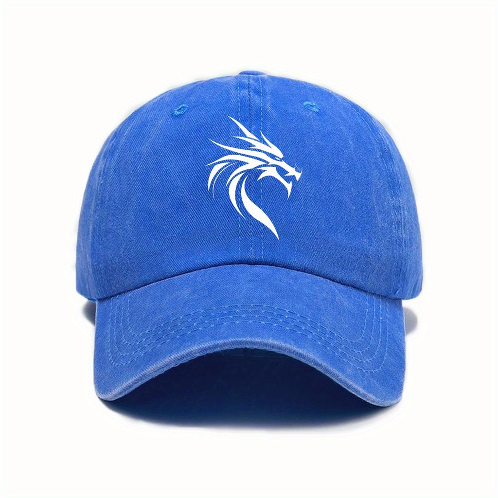 Outdoor fashion leisure retro printed baseball cap for spring and summer, street shading, American style unisex hat