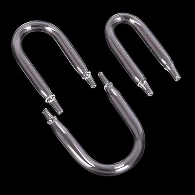 Fish Tank Aquarium Co2 Difuzor Zpětný ventil Skleněná trubice ve tvaru U S/M/L
