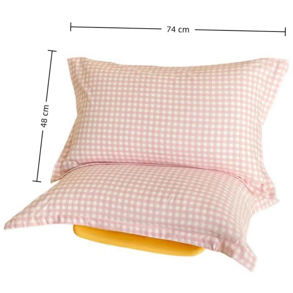 1 PCS Nordic 48x74cm Pillowcase Washed Cotton Breathable Pillow Case Colorful Stripe Pillow Case Cover Home Textile