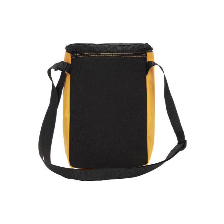 The North Face Large Letter Logo Zipper Closure Polyester Shoulder Bag Unisex Shoulder Bag Yellow NN2PN41B