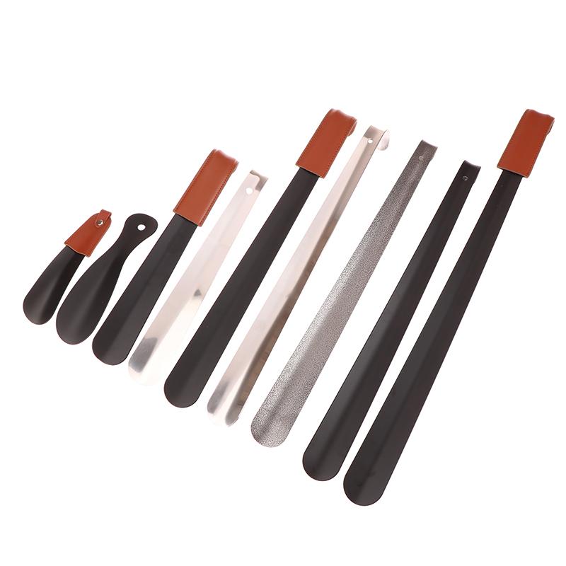 16-52Cm Metal Shoe Horn Professional Long Handle Shoe Spoon Shoe Lifter Flexible Sturdy Slip Shoe Accessories Home Tools