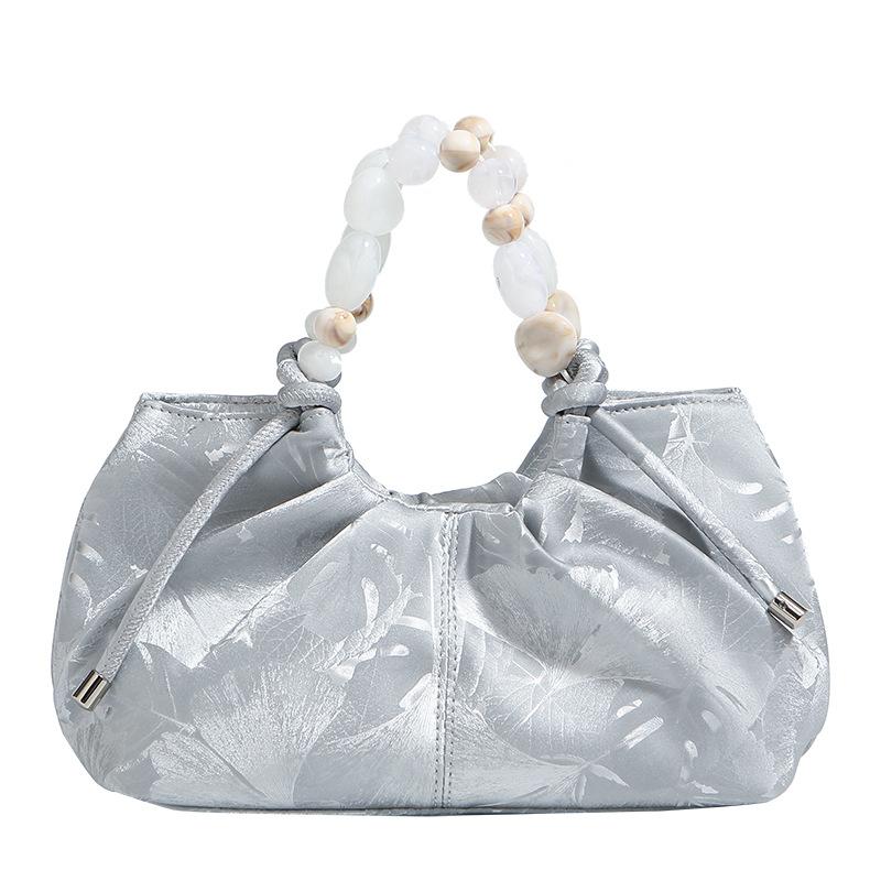 Damen plissierte Wolkentasche klein und exquisit elegant und luxuriös Nischendesign beliebte Fransen-Tasche neu