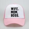 WIFE MOM BOSS cap Casual Funny Baseball cap Hipster Summer cool hip hop streetwear snapback hats