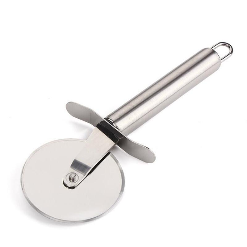 Pizza Cutter Stainless Steel Pizza Knife Cake Bread Pies Round Knife Pastry Pasta Dough kitchen Baking Tools