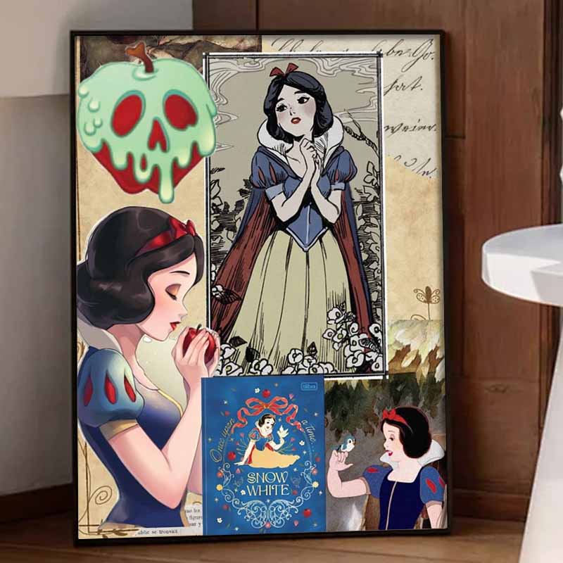 Disney Diamond Painting 5D DIY Snow White Diamond Painting Set Suitable for Adults/Beginners Creative Gift Home Decoration