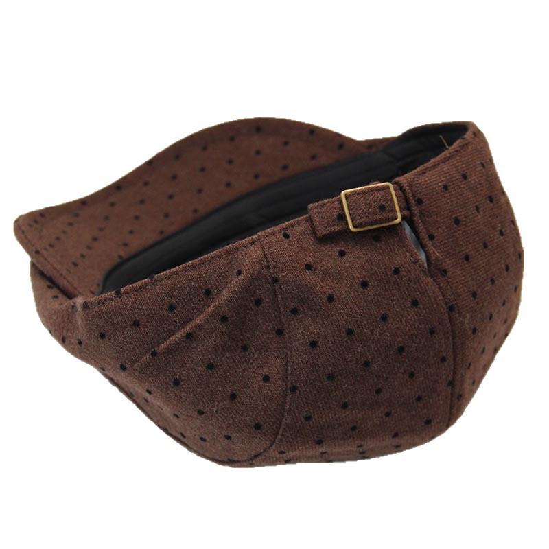 Retro Polka Dot Forward Hat Women's Summer Fashion Versatile Face Little Newsboy Beret Literary Painter Hat