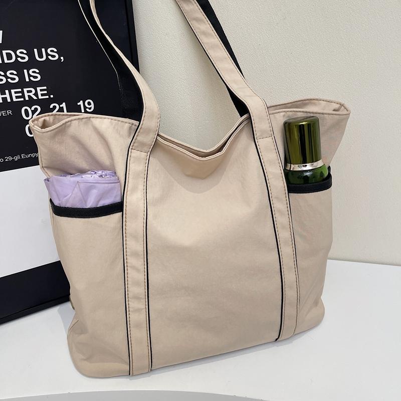 Large Capacity Commuting Tote Bag Lightweight Shoulder Bag Travel Shopping Bag Women's Bag