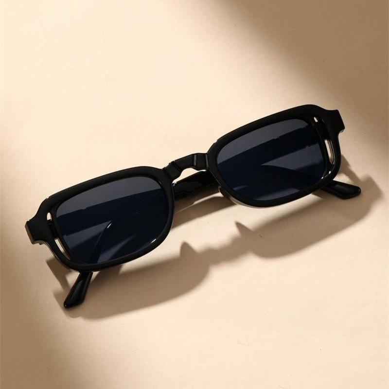 Luxurious Rectangle Sunglasses Women Oval Vintage Brand Designer Square Sun Glasses UV400 Men Shades Female Eyewear Anti-glare